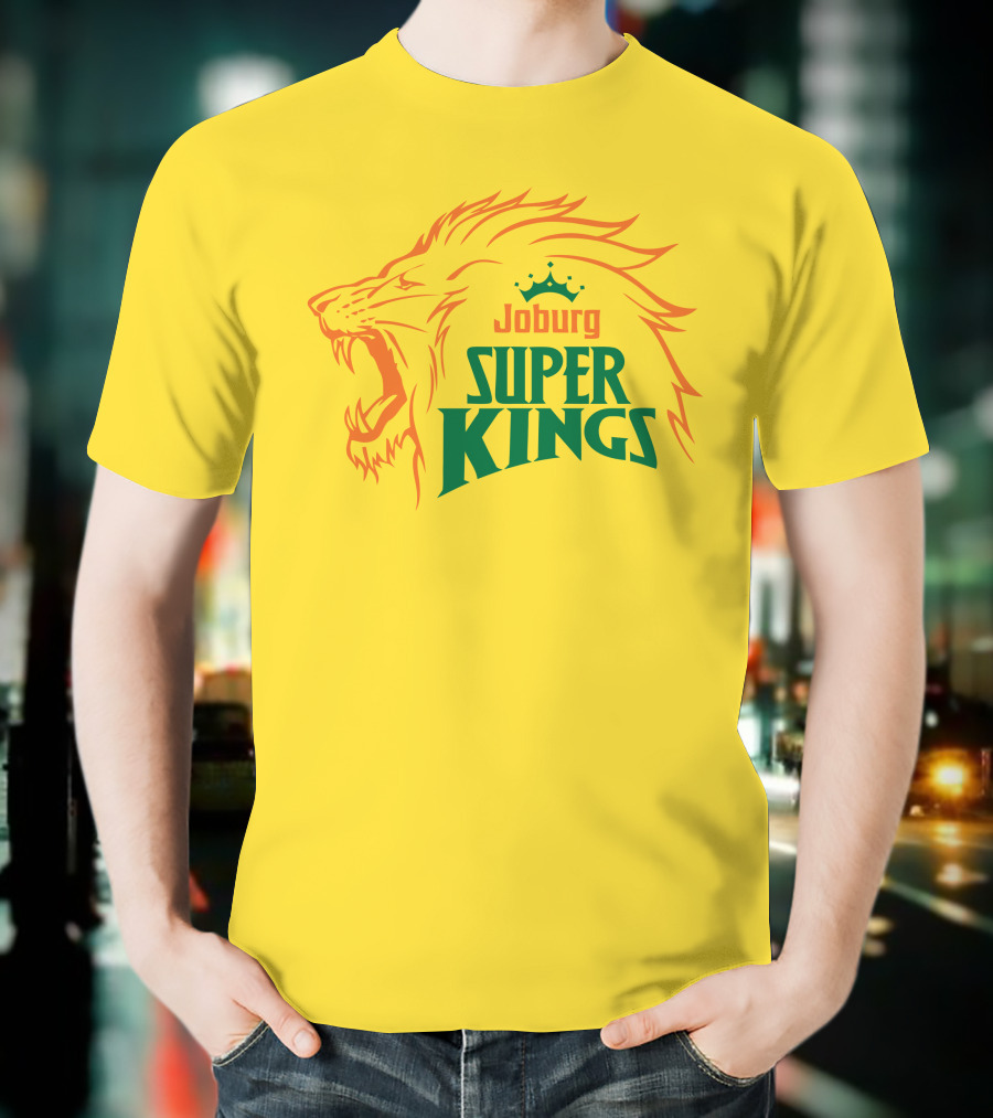 Joburg Super Kings Roaring Lion Emblem T-Shirt