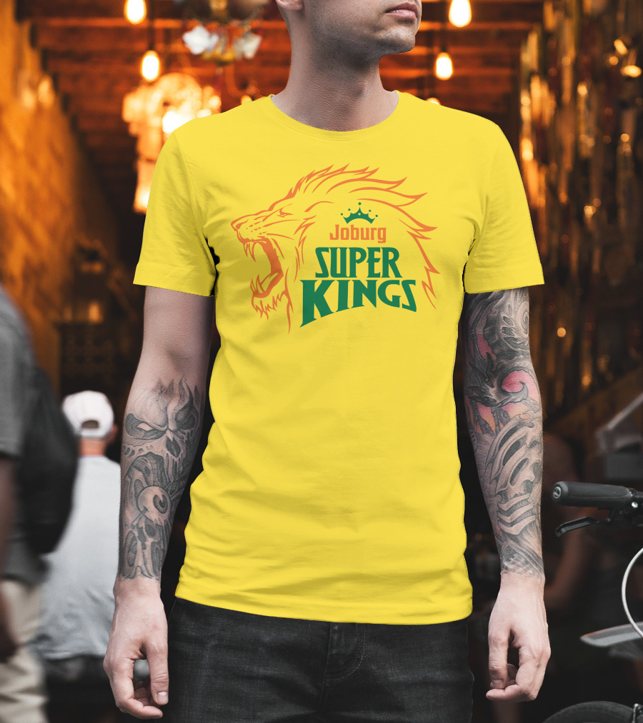 Joburg Super Kings Roaring Lion Emblem T-Shirt