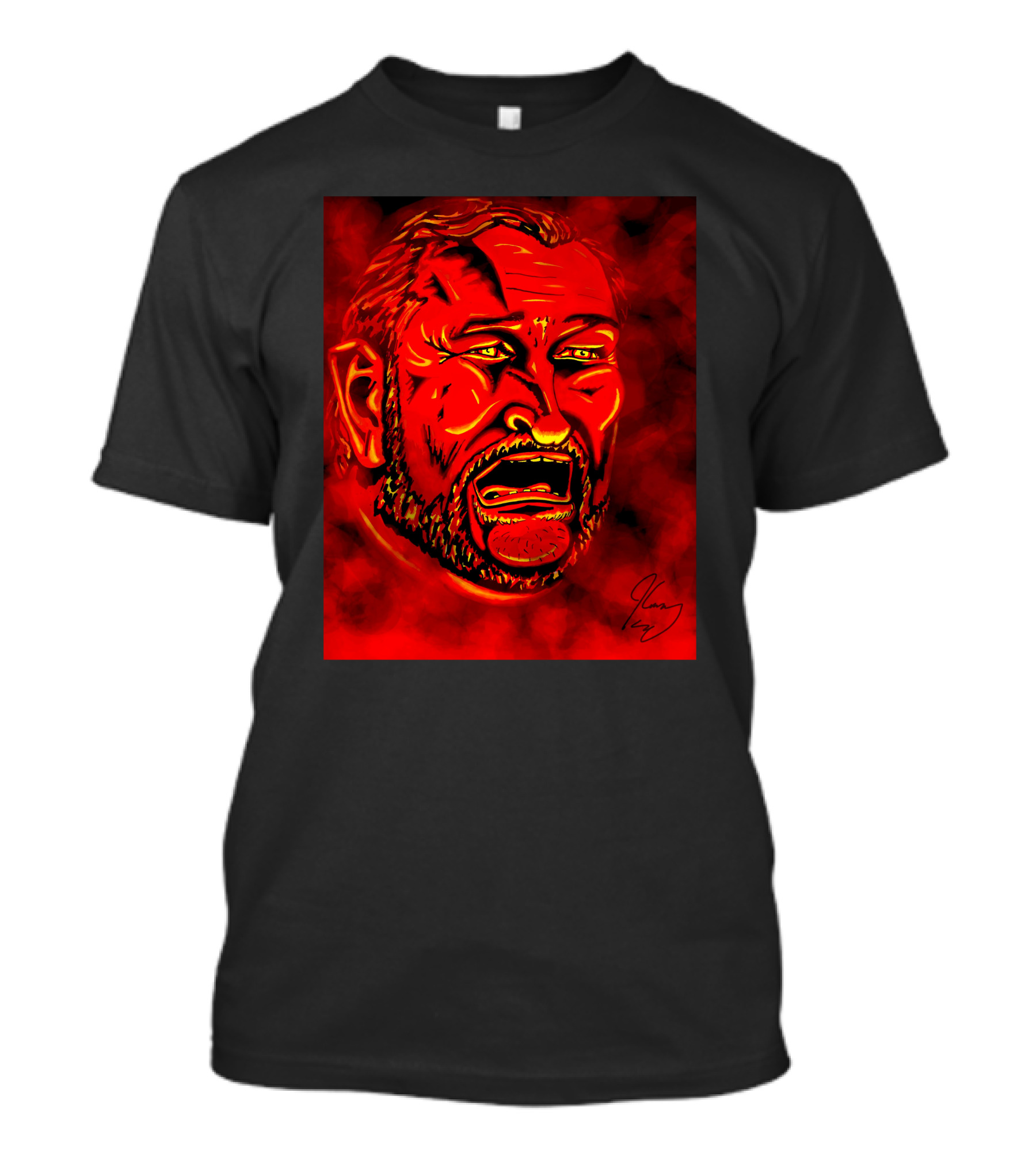 Ted Cruz Hell Red Cartoon Caricature Roast T-Shirt