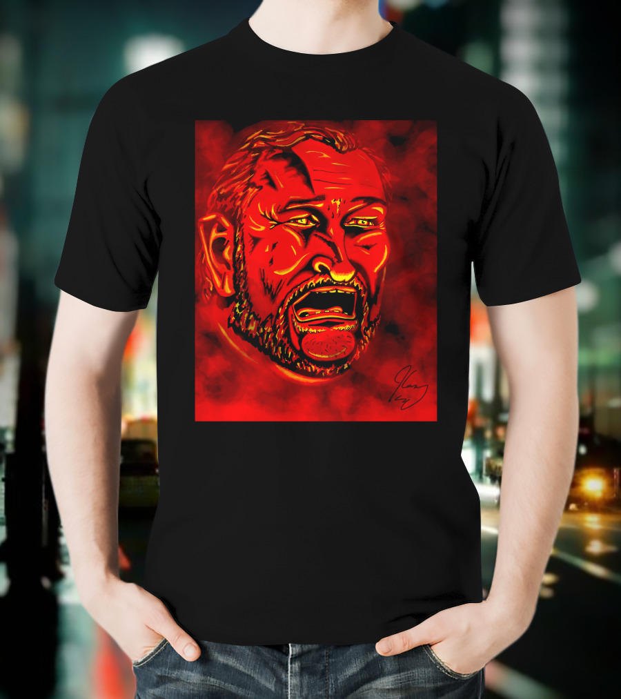 Ted Cruz Hell Red Cartoon Caricature Roast T-Shirt