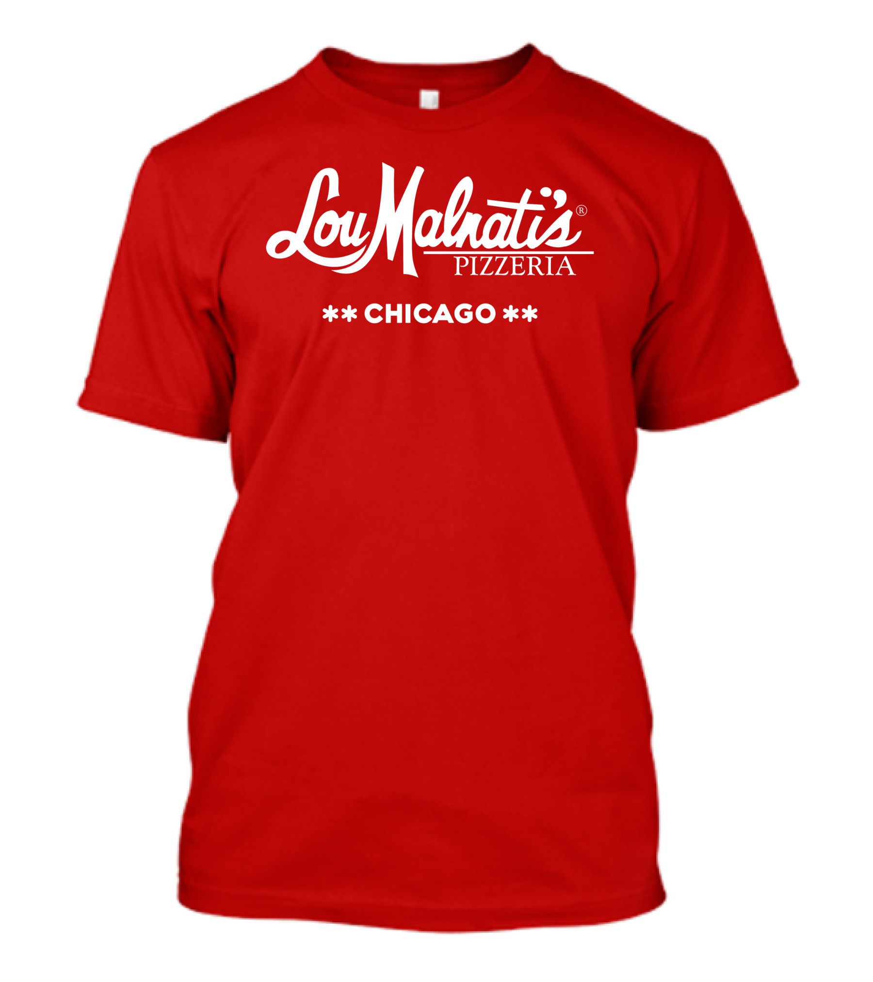 Lou Malnati's Pizzeria Chicago Iconic Red T-Shirt