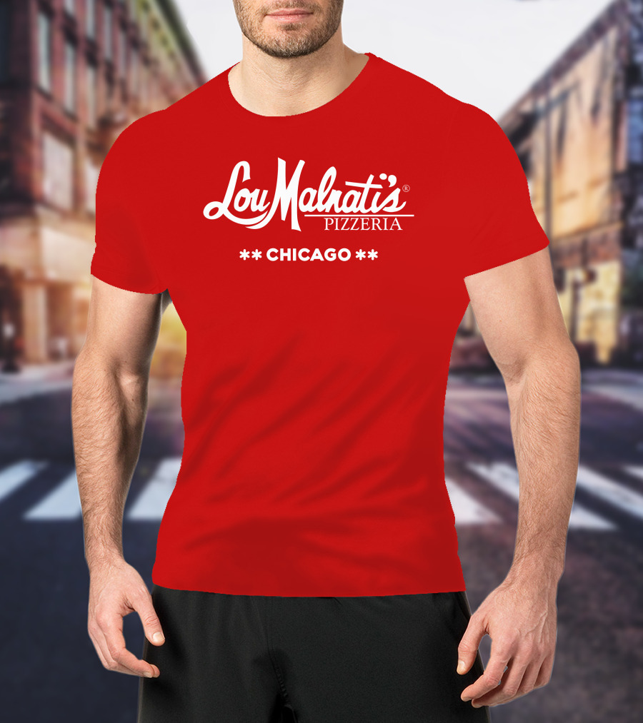 Lou Malnati's Pizzeria Chicago Iconic Red T-Shirt