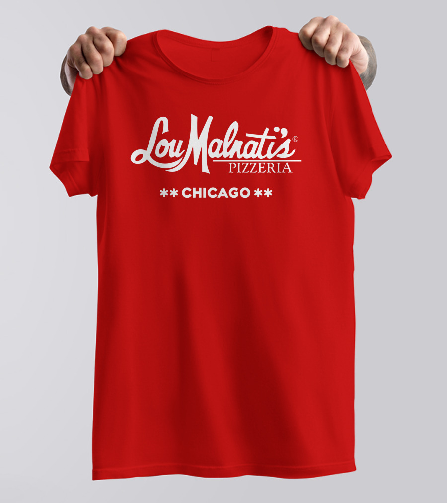 Lou Malnati's Pizzeria Chicago Iconic Red T-Shirt