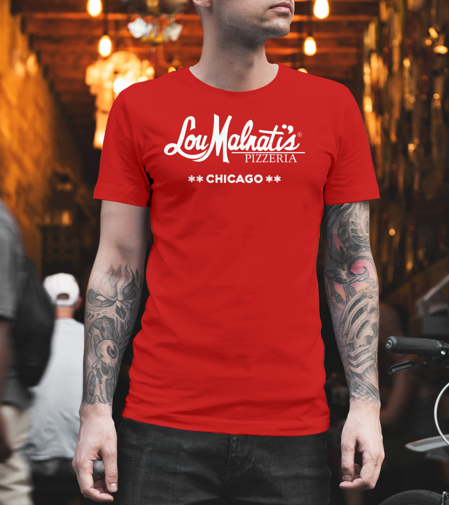 Lou Malnati's Pizzeria Chicago Iconic Red T-Shirt
