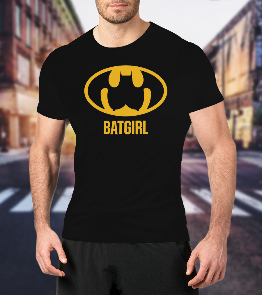 Batgirl Yellow Bat Symbol T-Shirt