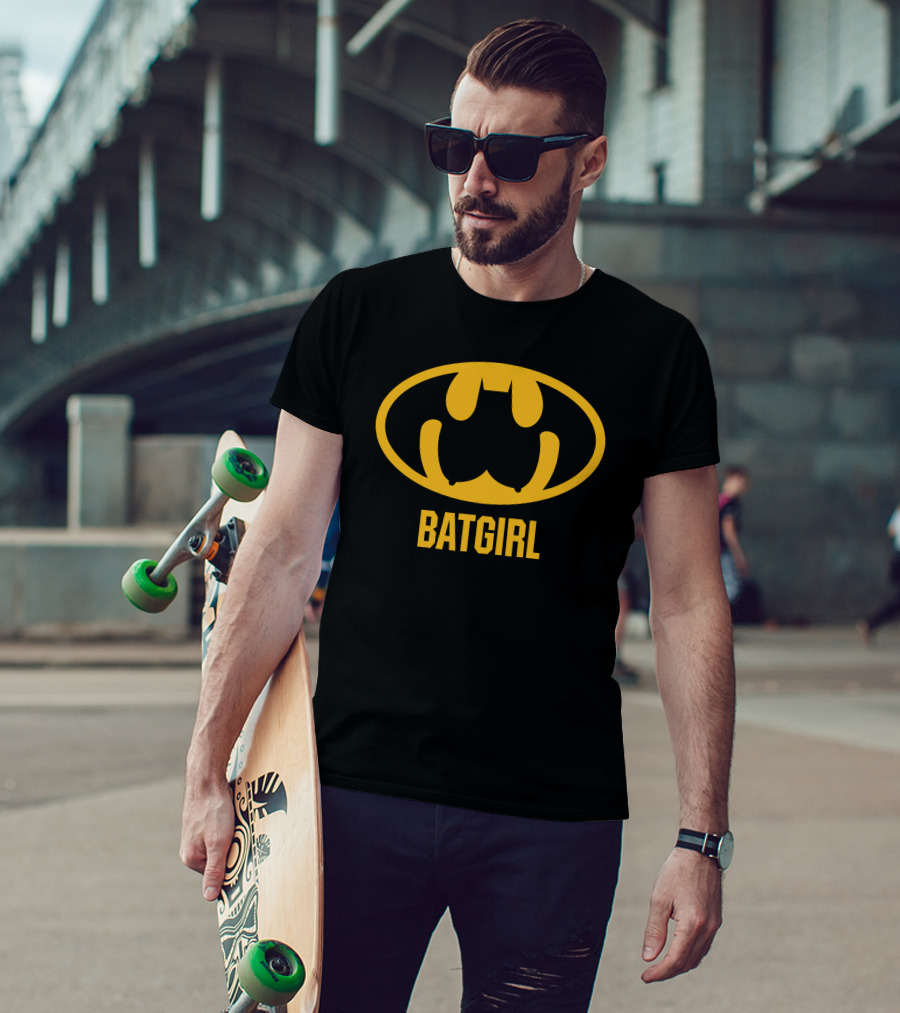 Batgirl Yellow Bat Symbol T-Shirt