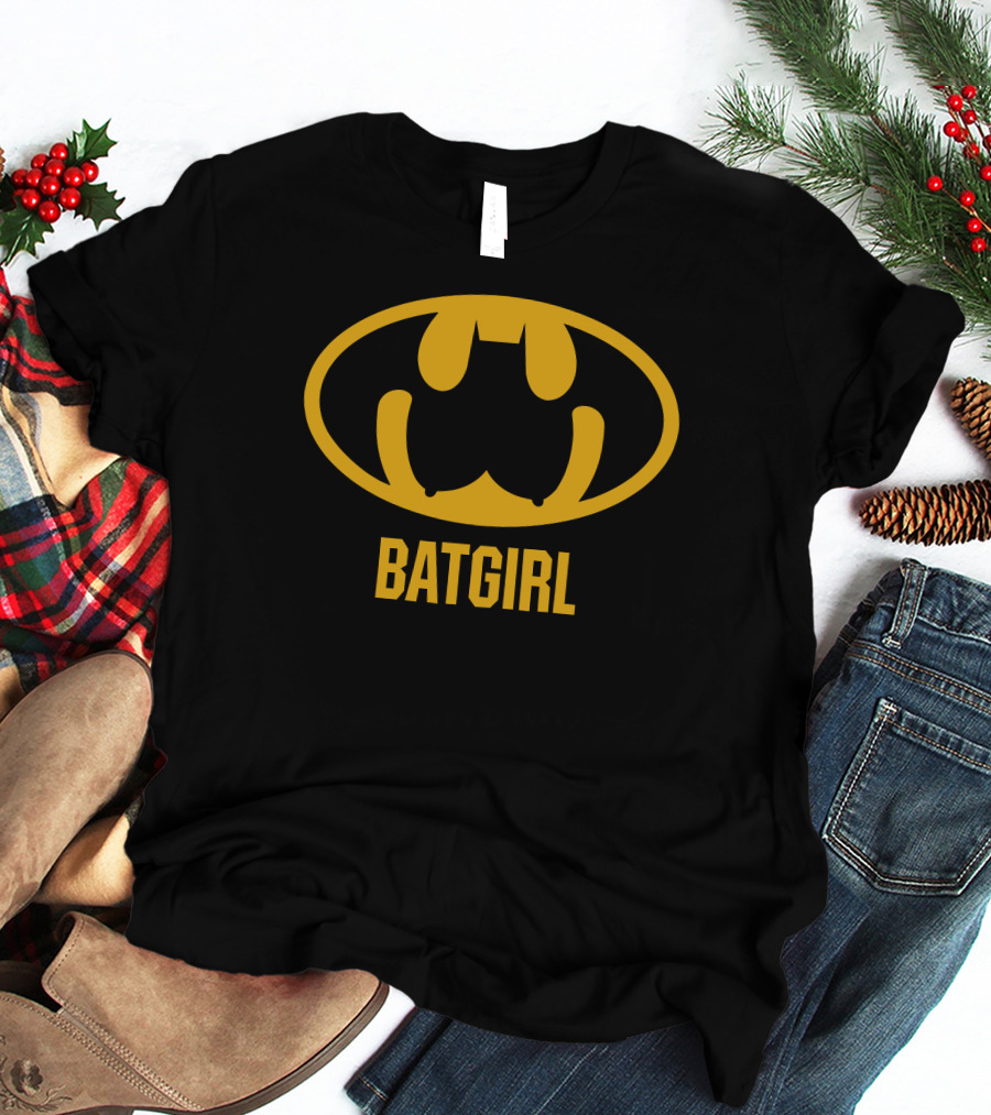Batgirl Yellow Bat Symbol T-Shirt