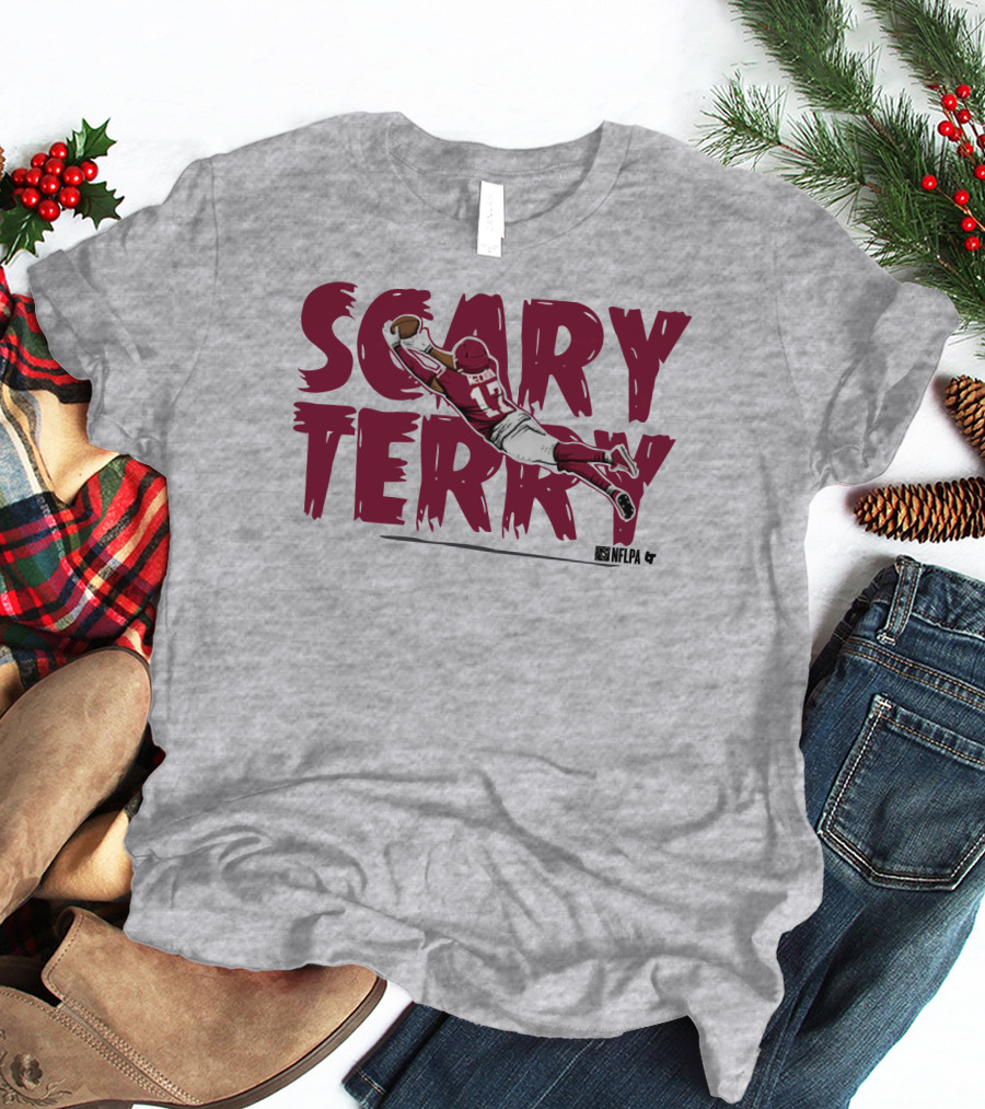 Scary Terry NFLPA Football Player Dive Catch T-Shirt