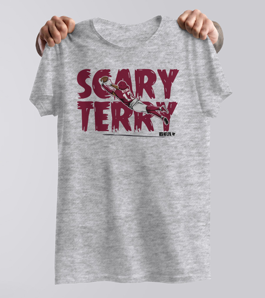 Scary Terry NFLPA Football Player Dive Catch T-Shirt