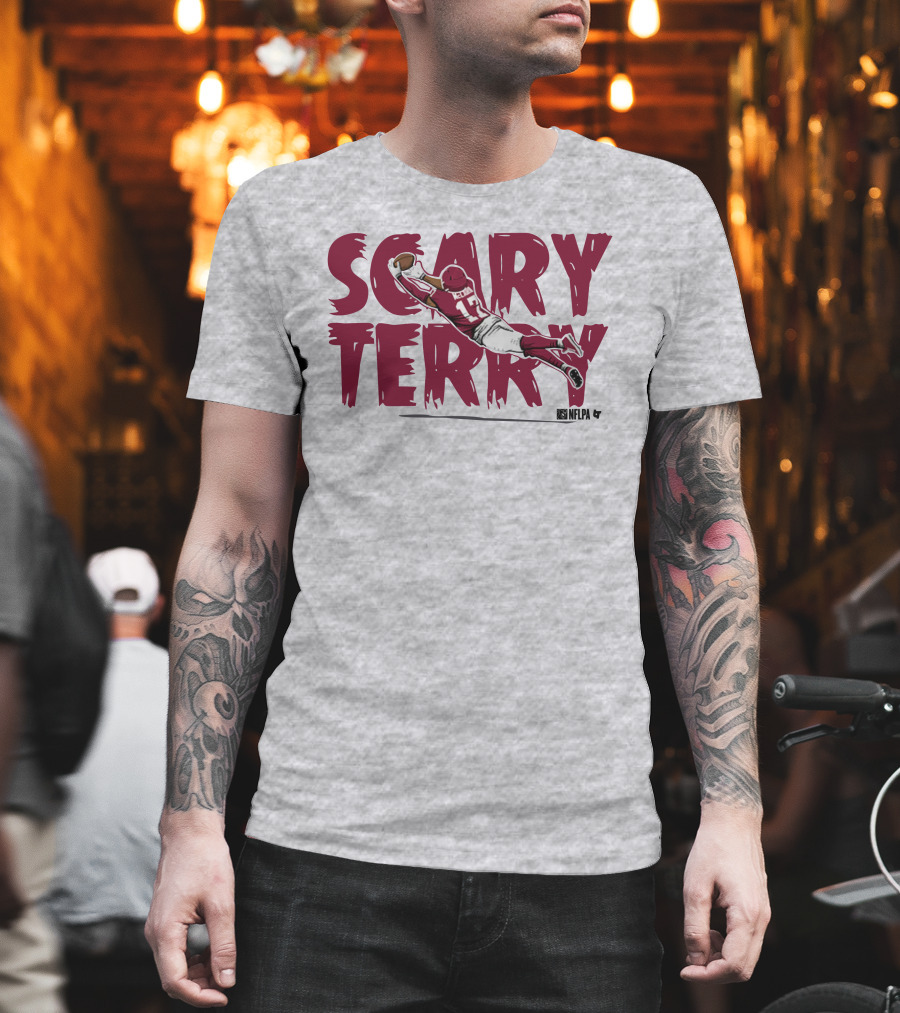 Scary Terry NFLPA Football Player Dive Catch T-Shirt