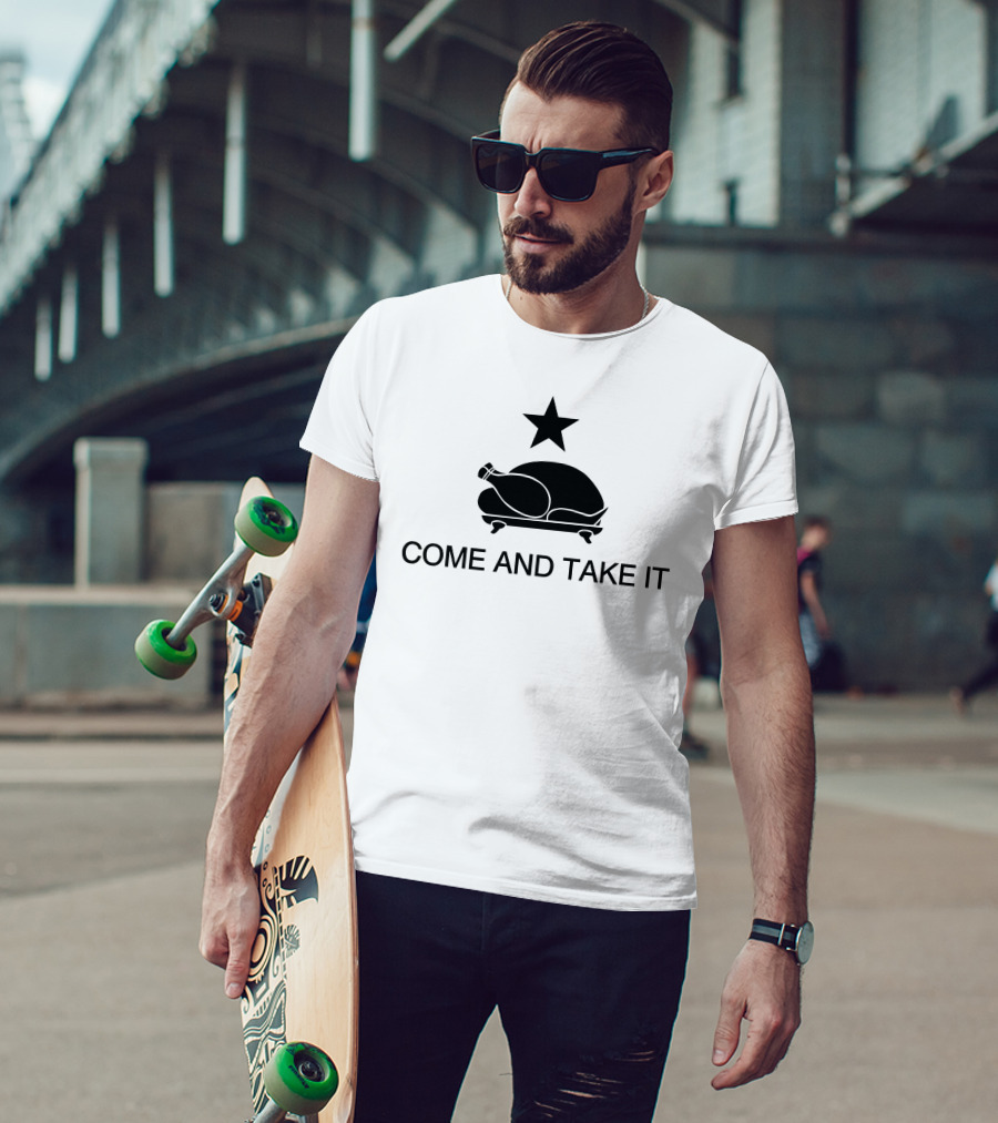 Come And Take It Chicken Star T-Shirt