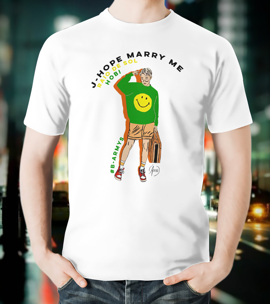 J-Hope Marry Me Rayo De Sol Hobi #B-Armys T-Shirt