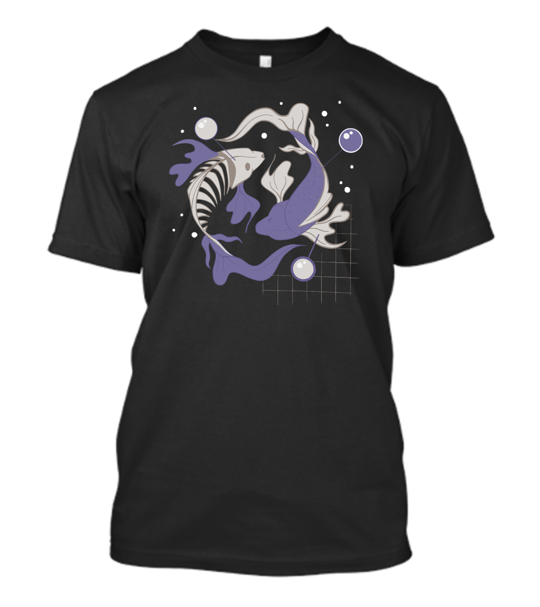 Fish Fosh Yin Yang Style Fish T-Shirt