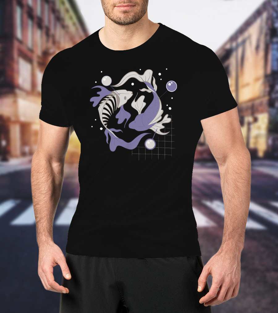 Fish Fosh Yin Yang Style Fish T-Shirt