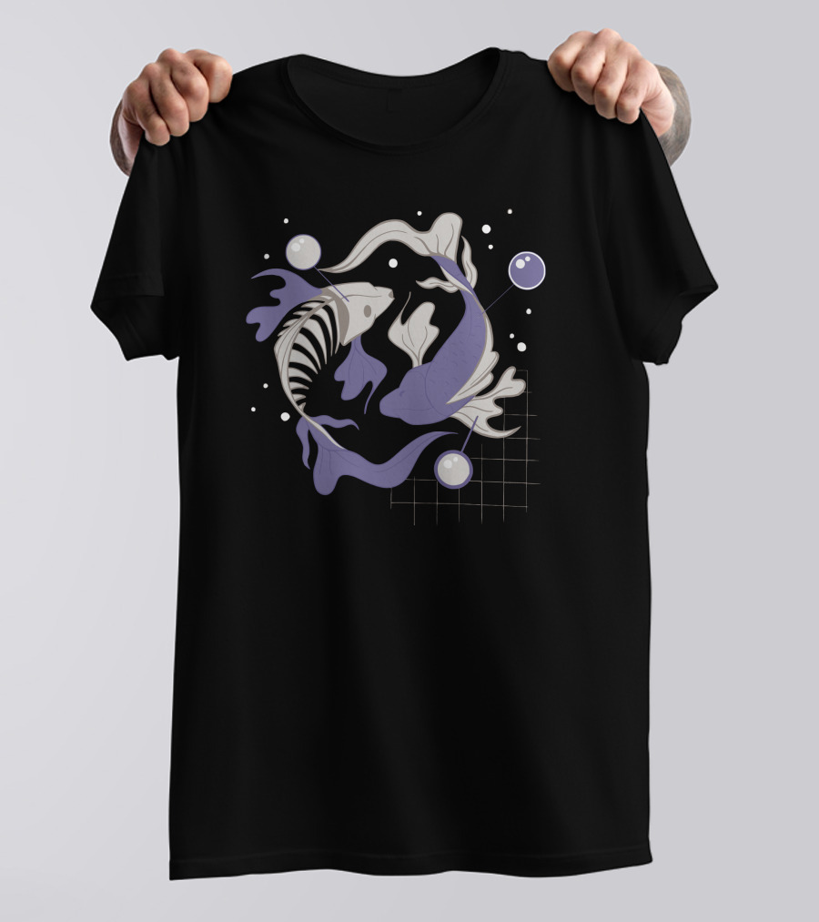 Fish Fosh Yin Yang Style Fish T-Shirt