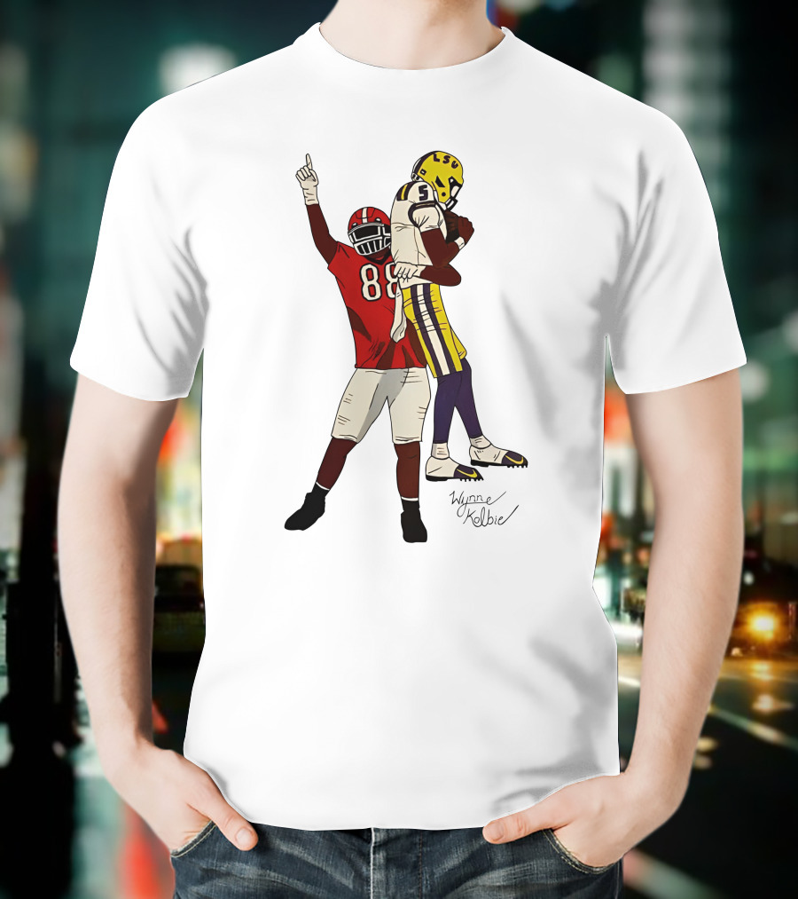 Jalen Carter Wynne Kelbie LSU Georgia Football 88 5 T-Shirt