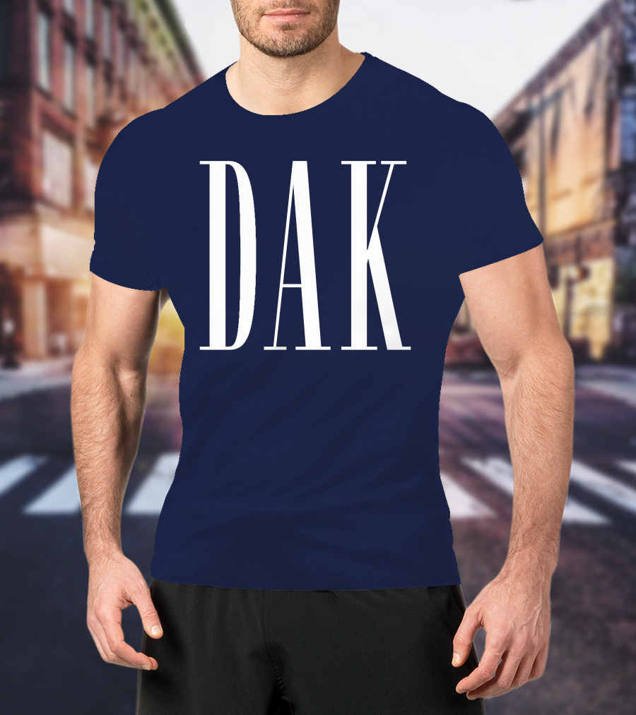 DAK Cowboys Quarterback Football Fan Gear T-Shirt