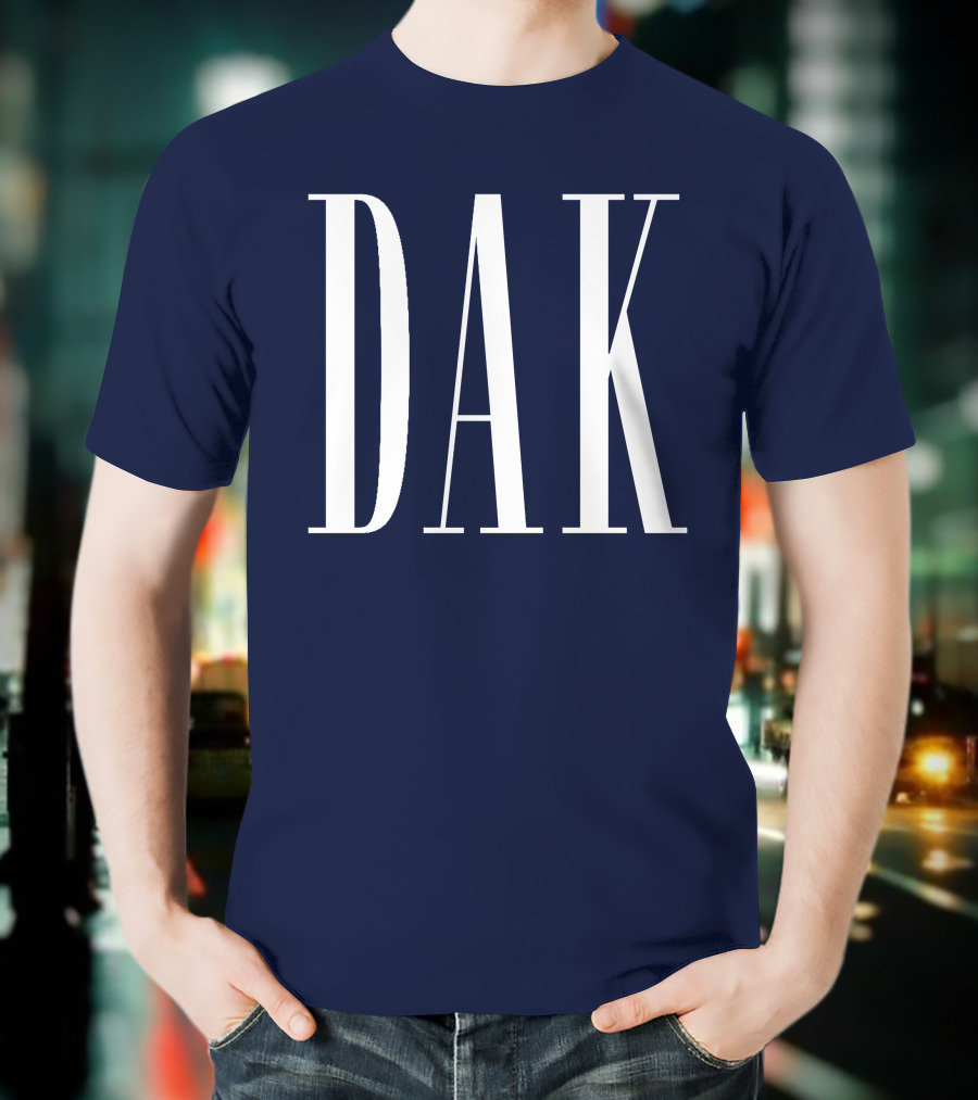 DAK Cowboys Quarterback Football Fan Gear T-Shirt