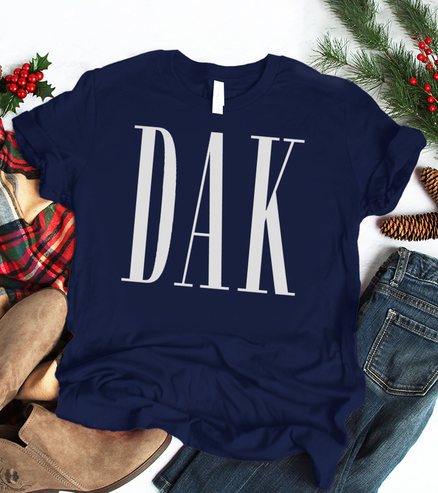 DAK Cowboys Quarterback Football Fan Gear T-Shirt