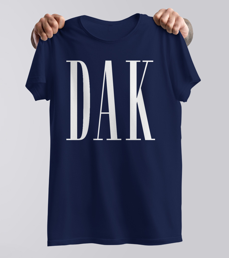 DAK Cowboys Quarterback Football Fan Gear T-Shirt