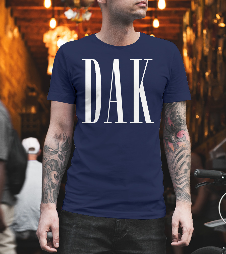 DAK Cowboys Quarterback Football Fan Gear T-Shirt