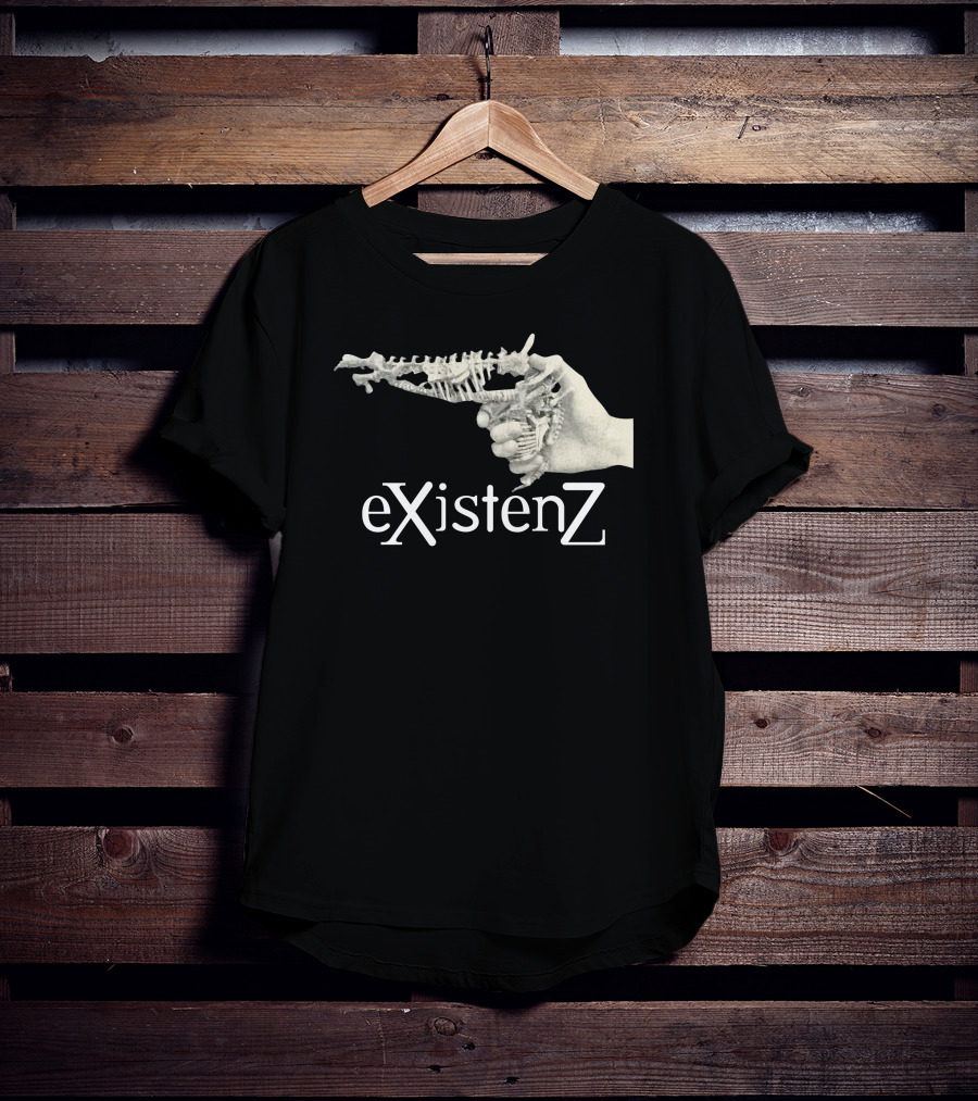 EXistenZ Bone Gun Hand Retro 90s Film T-Shirt