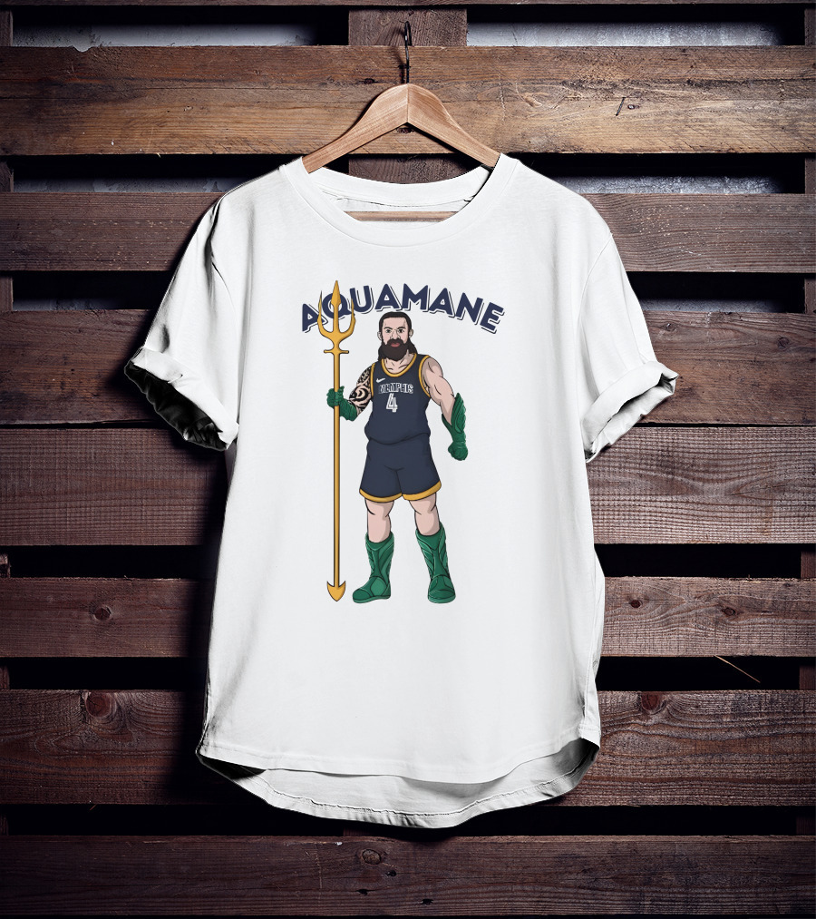 Aquamane Steven Adams Memphis Basketball Number 4 T-Shirt