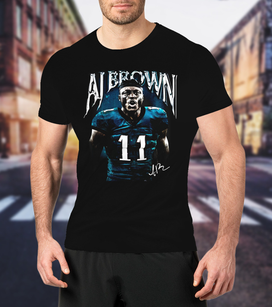 AJ Brown Number 11 T-Shirt