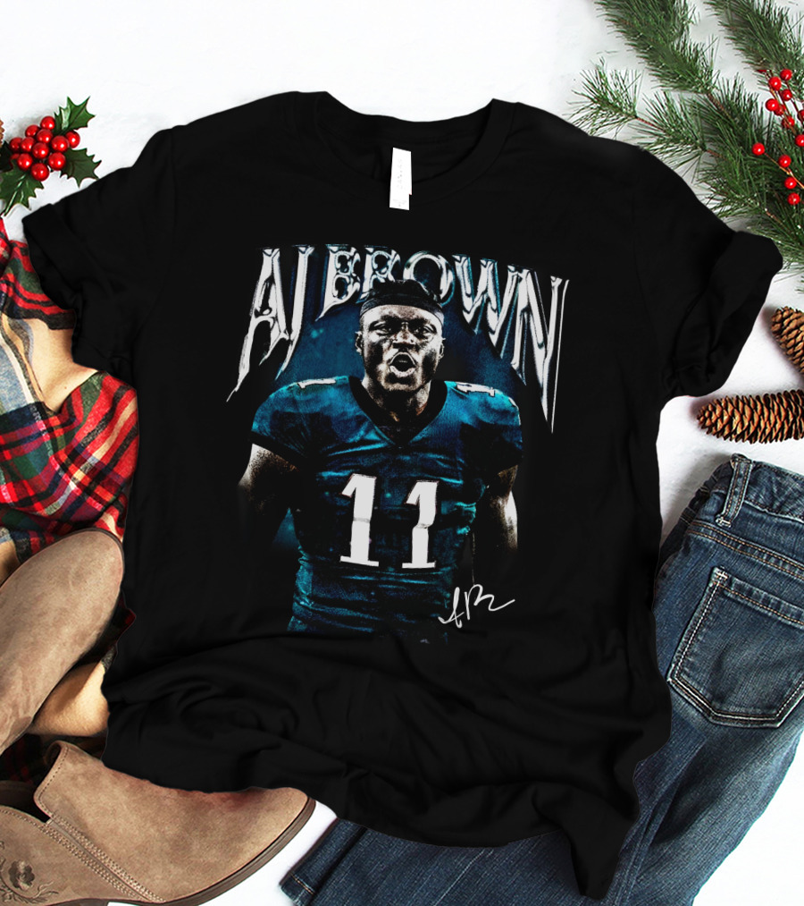 AJ Brown Number 11 T-Shirt