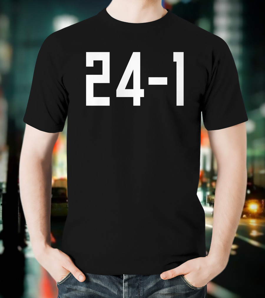 24-1 Sports Record Reference T-Shirt