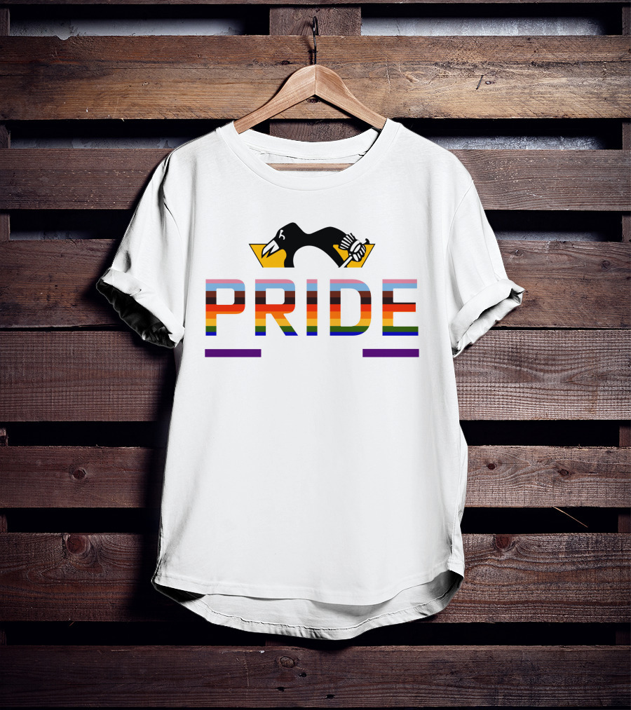 Pittsburgh Penguins Pride Game Rainbow T-Shirt