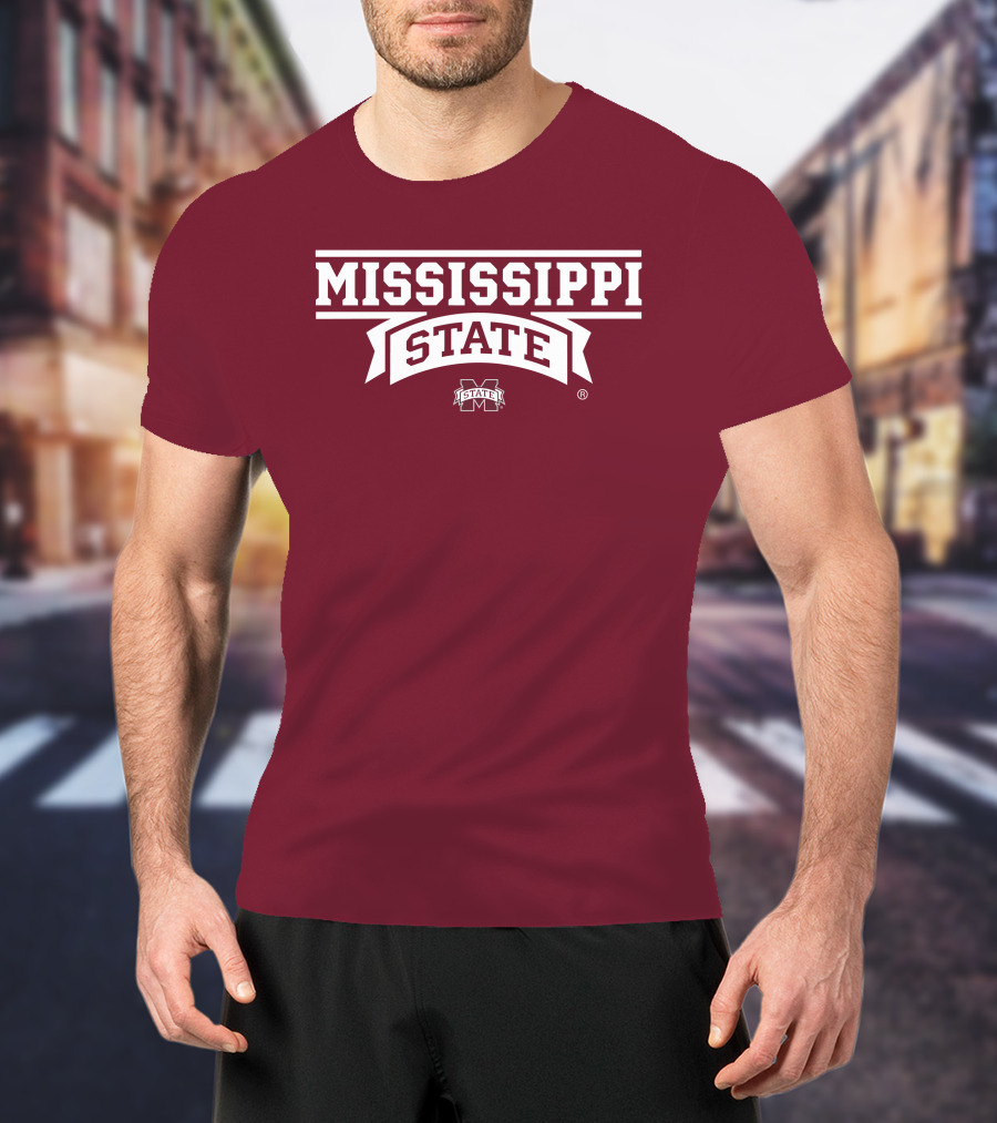 Mississippi State University Bulldogs M State Wordmark T-Shirt