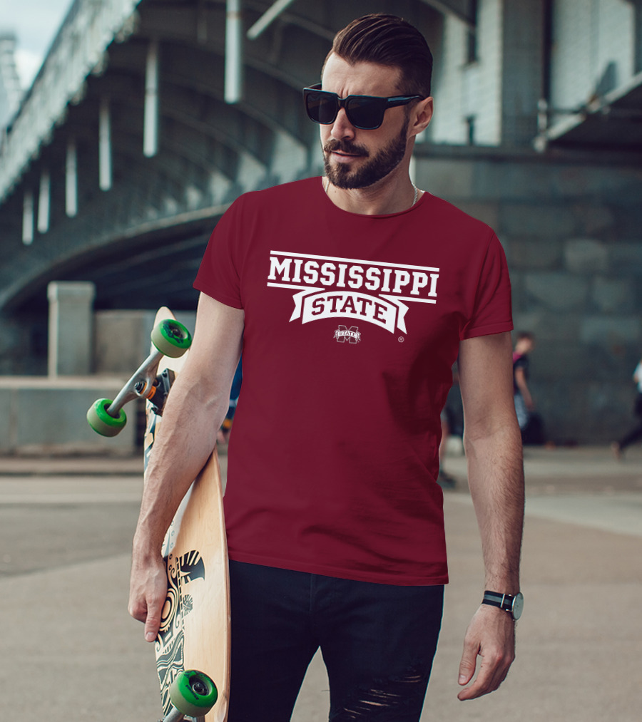 Mississippi State University Bulldogs M State Wordmark T-Shirt