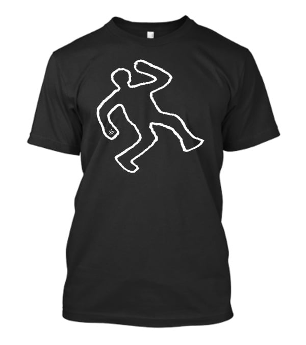 Ericdoa Chalk Outline Paranormal Absence T-Shirt