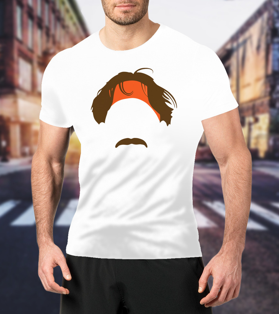 The Bvp Headband And Mustache T-Shirt