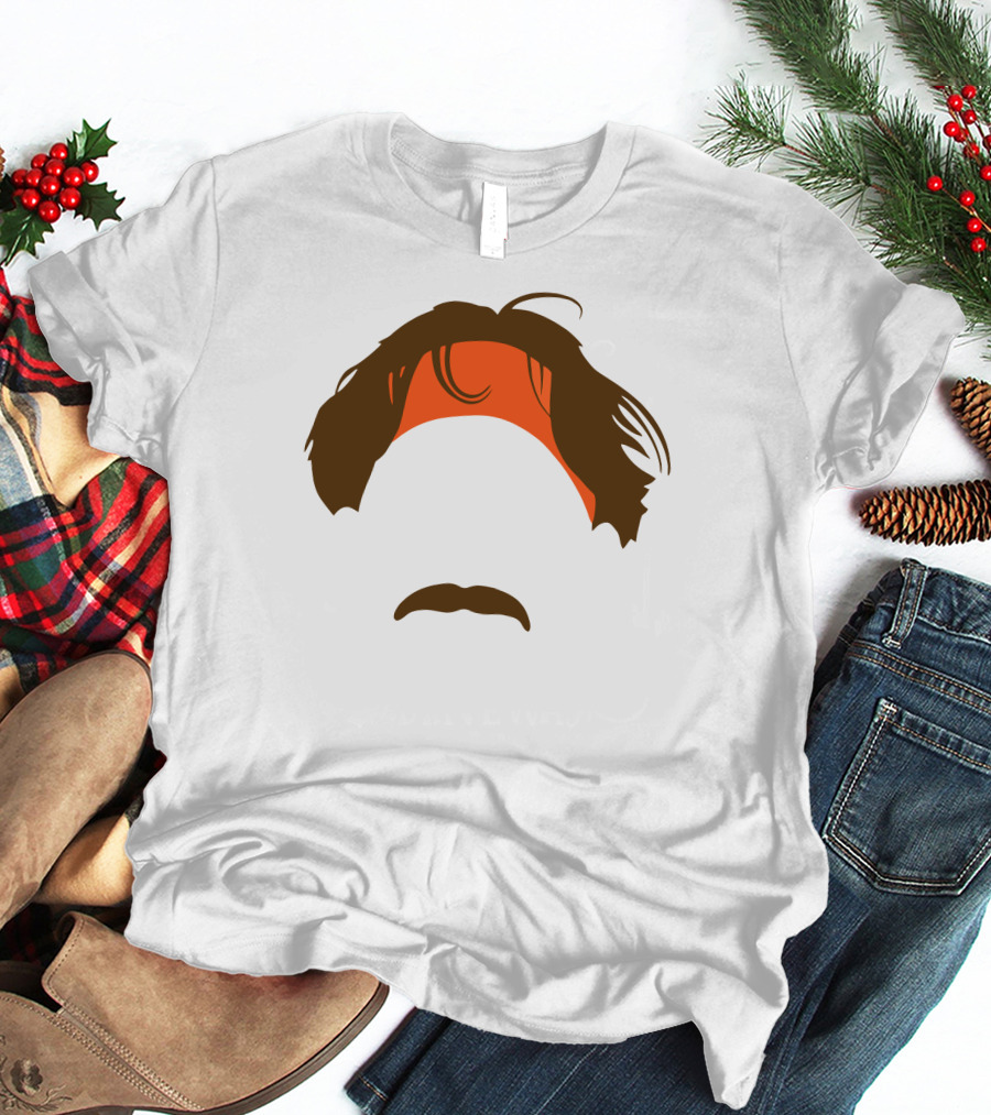 The Bvp Headband And Mustache T-Shirt