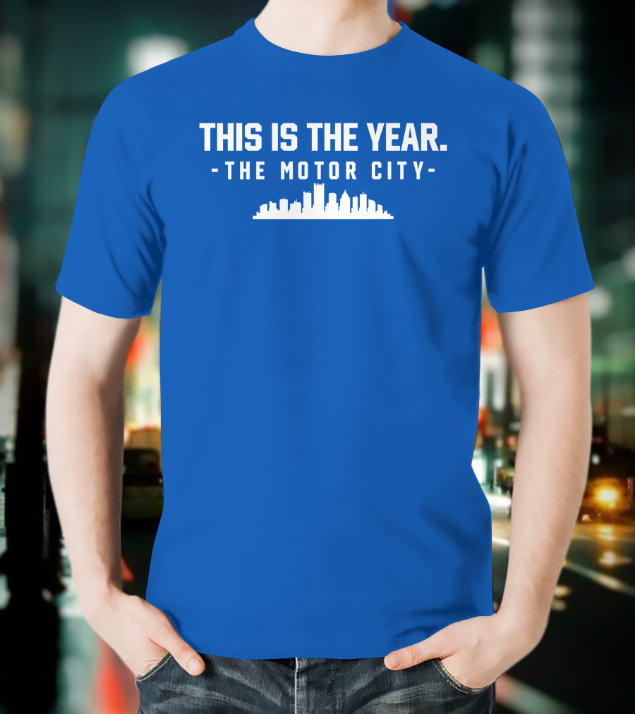This Is The Year The Motor City Skyline T-Shirt