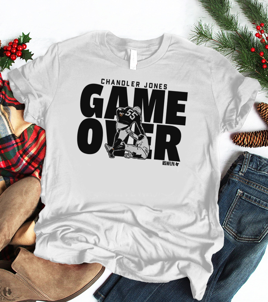 Chandler Jones Game Over NFLPA 55 Player Tackle T-Shirt