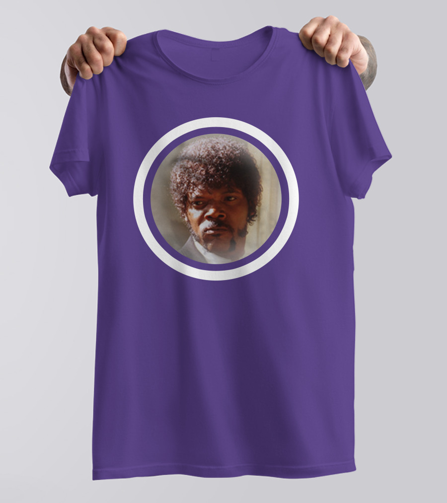 Pulp Fiction Jules Winfield Samuel L Jackson Iconic Face T-Shirt