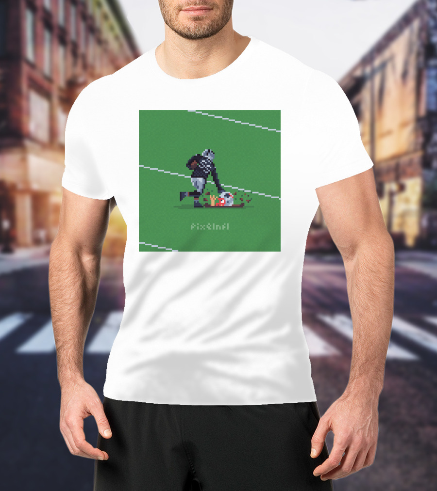 Chandler Jones Football Action Scene T-Shirt