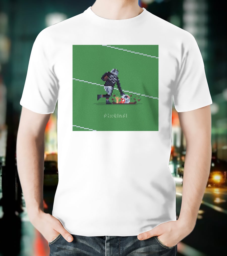 Chandler Jones Football Action Scene T-Shirt