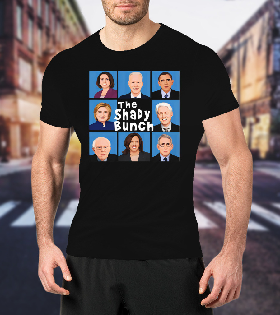 The Shady Bunch Clown World Political Figures T-Shirt