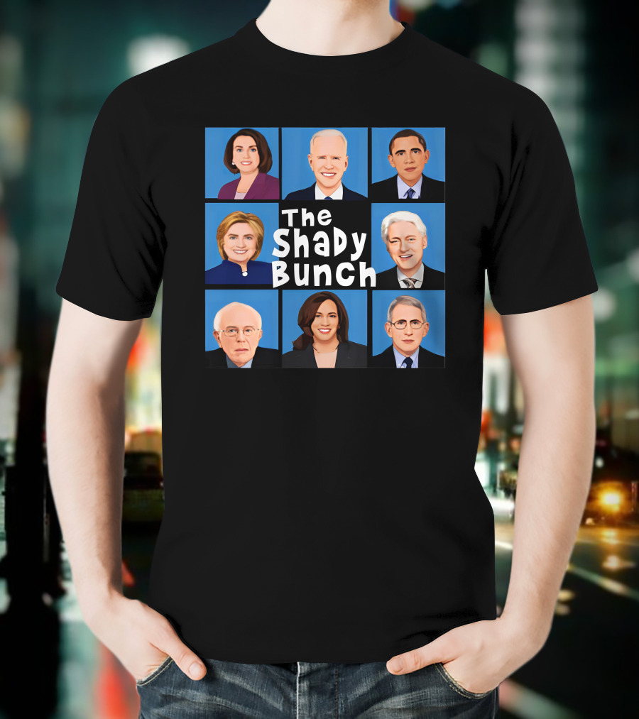 The Shady Bunch Clown World Political Figures T-Shirt