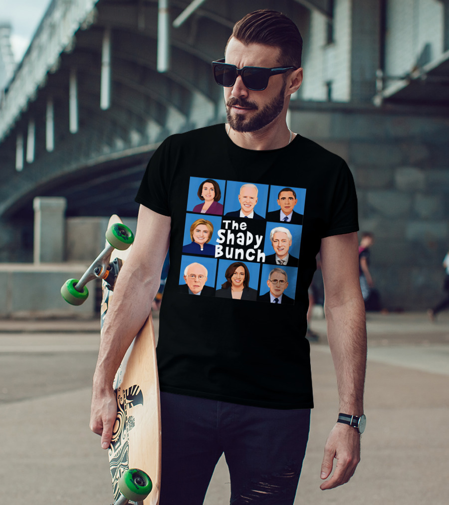 The Shady Bunch Clown World Political Figures T-Shirt