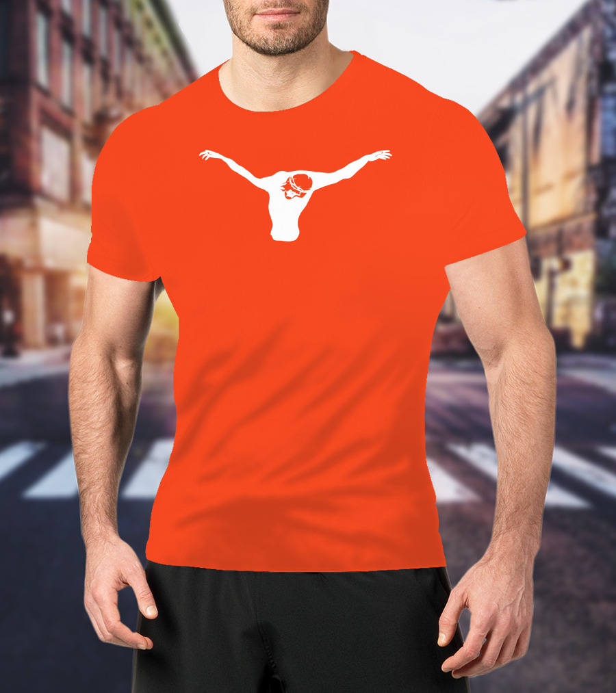 Touchdown Jesus Texas Football Fan Art Notre Dame Texas Longhorns Combo T-Shirt