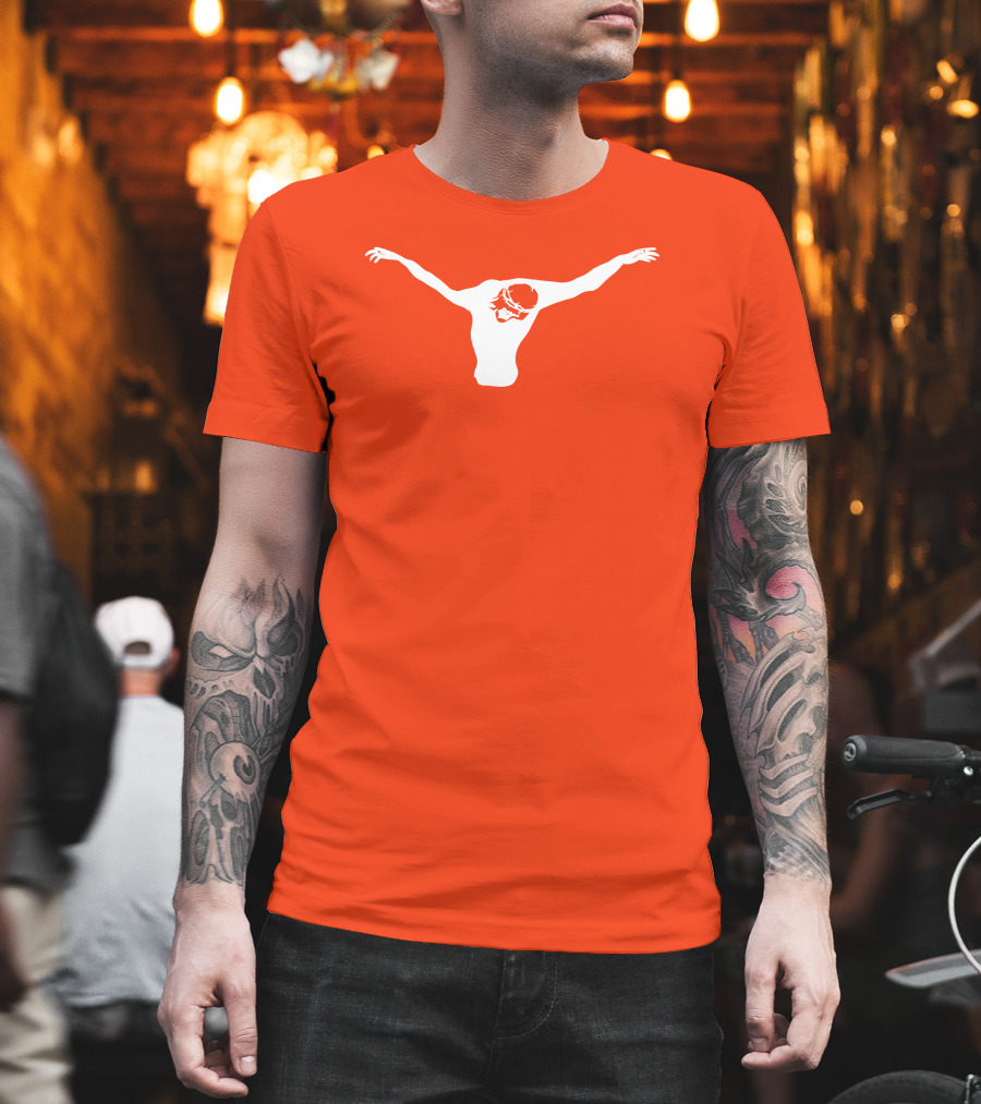 Touchdown Jesus Texas Football Fan Art Notre Dame Texas Longhorns Combo T-Shirt