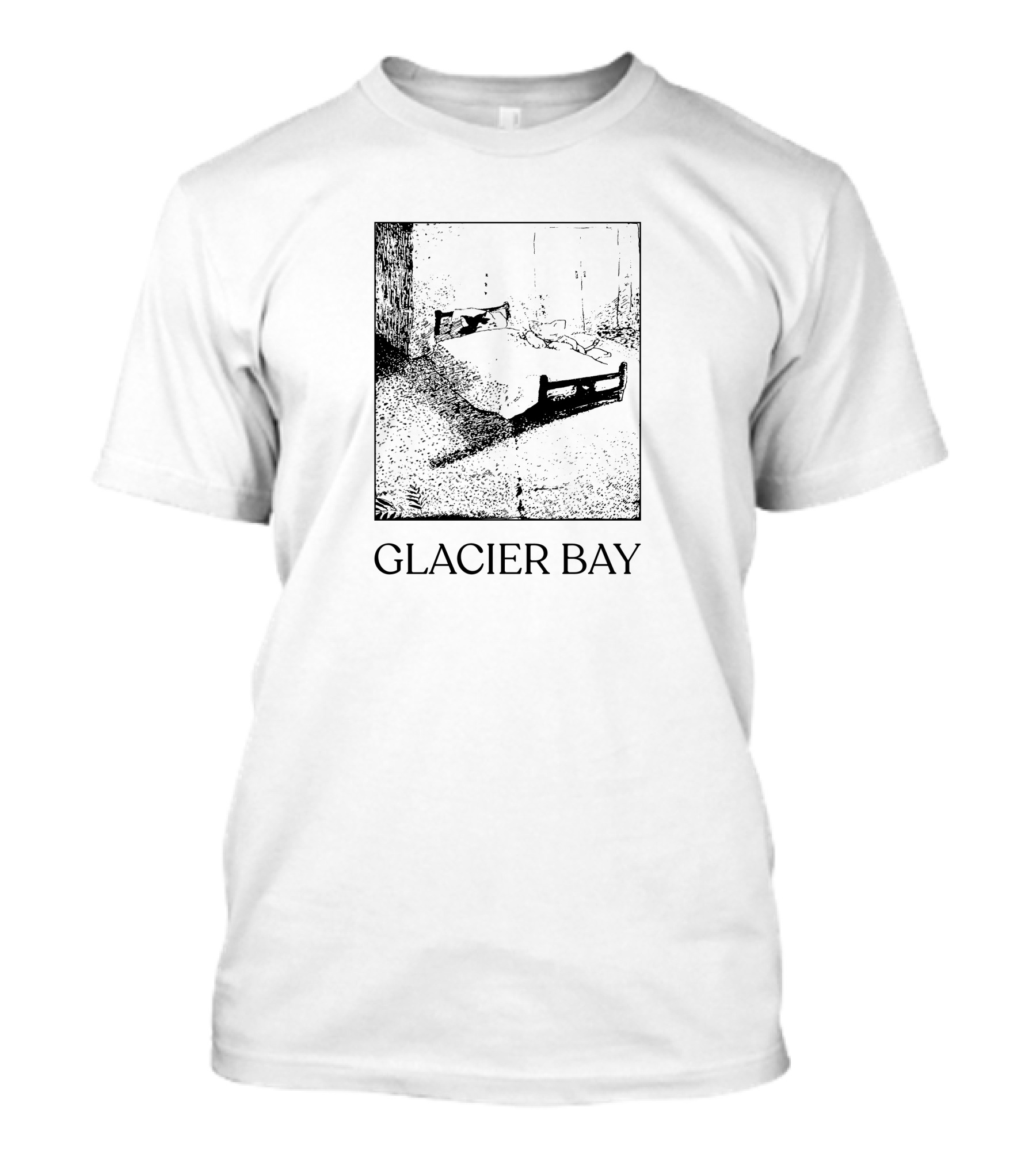 Glacier Bay Vintage Bedroom Sketch T-Shirt