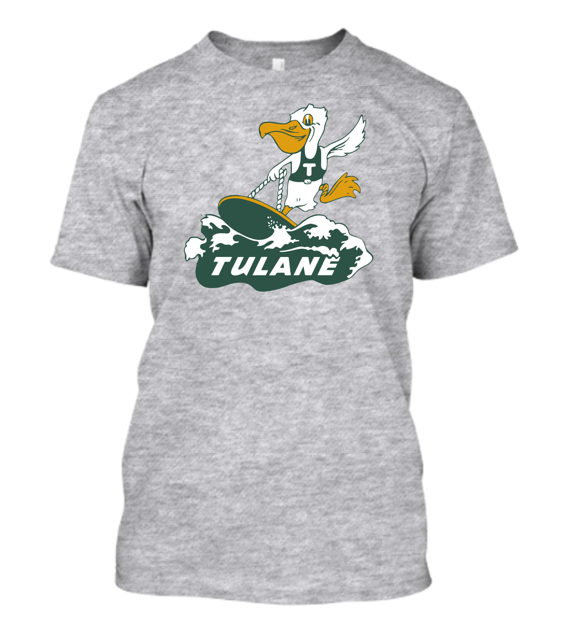 Vintage Tulane Surfing Pelican T-Shirt