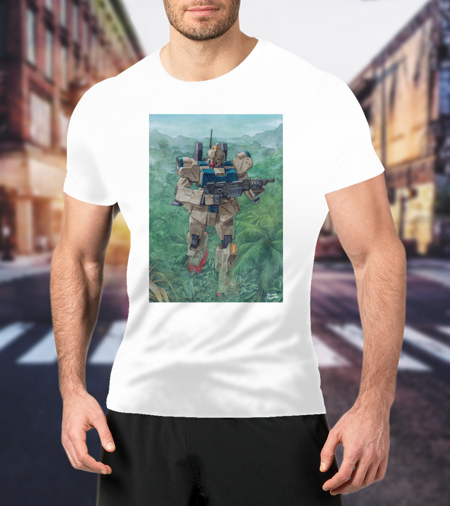 Mobile Suit Jungle Patrol Gundam Art By Hajime Katoki T-Shirt