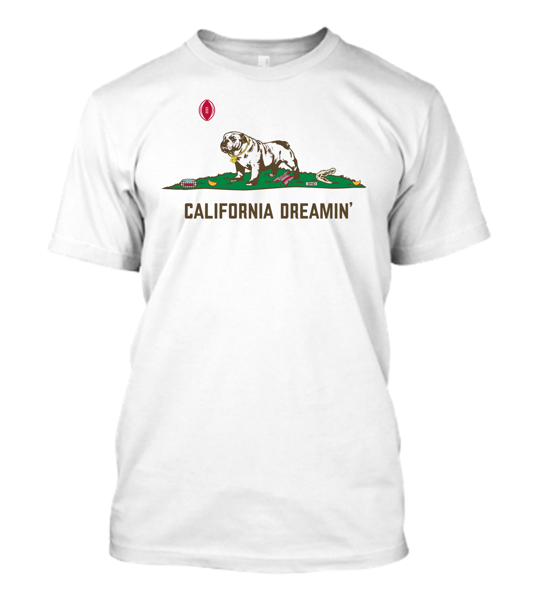 Georgia Football Bulldog California Dreamin' T-Shirt